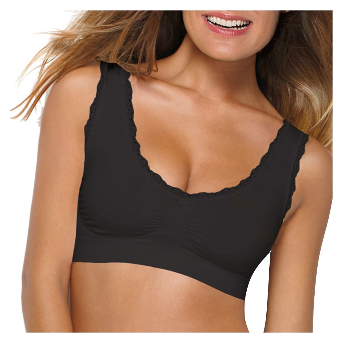 Black Silhouette Bra main product photo
