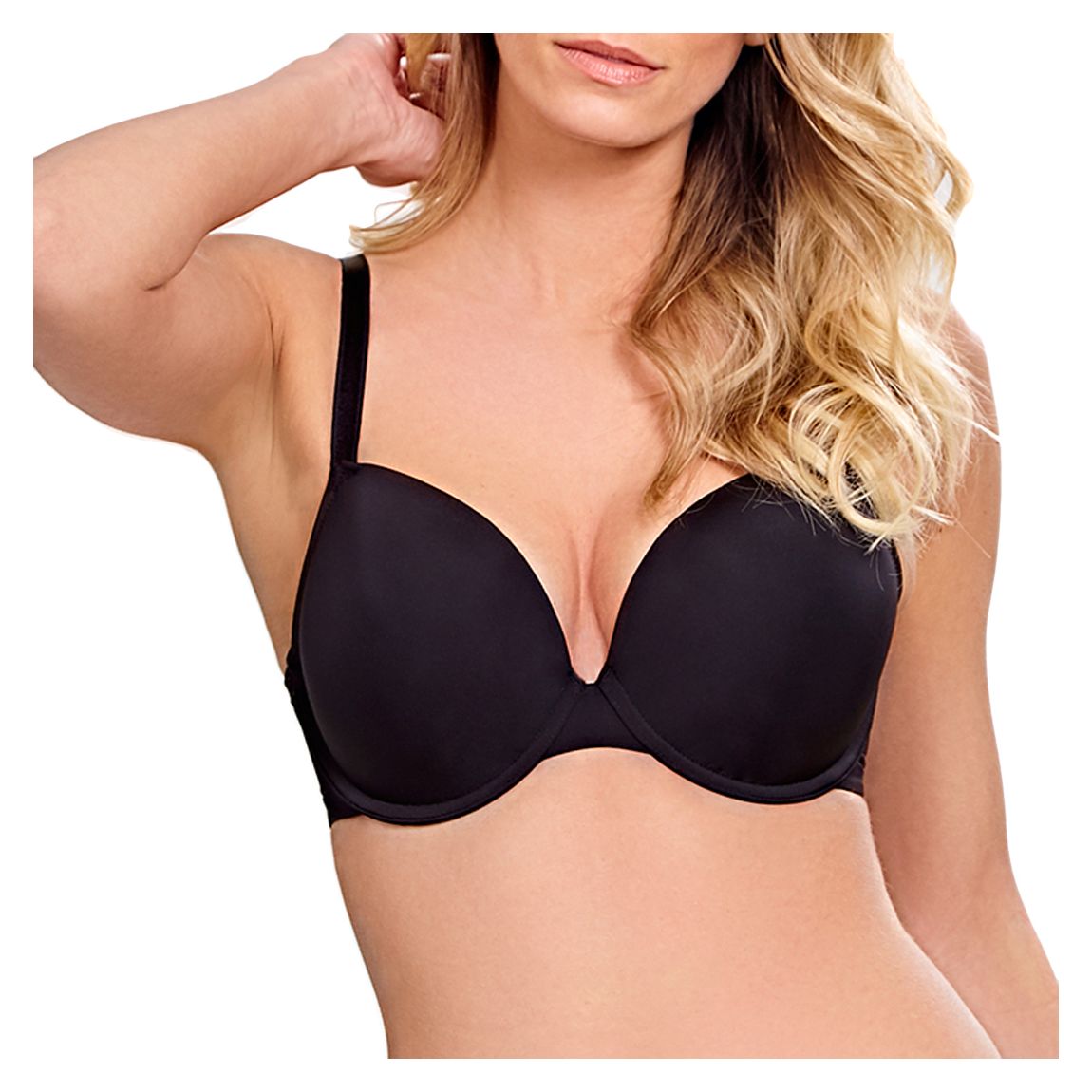 Black Porcelain Elan Plunge Bra main product photo
