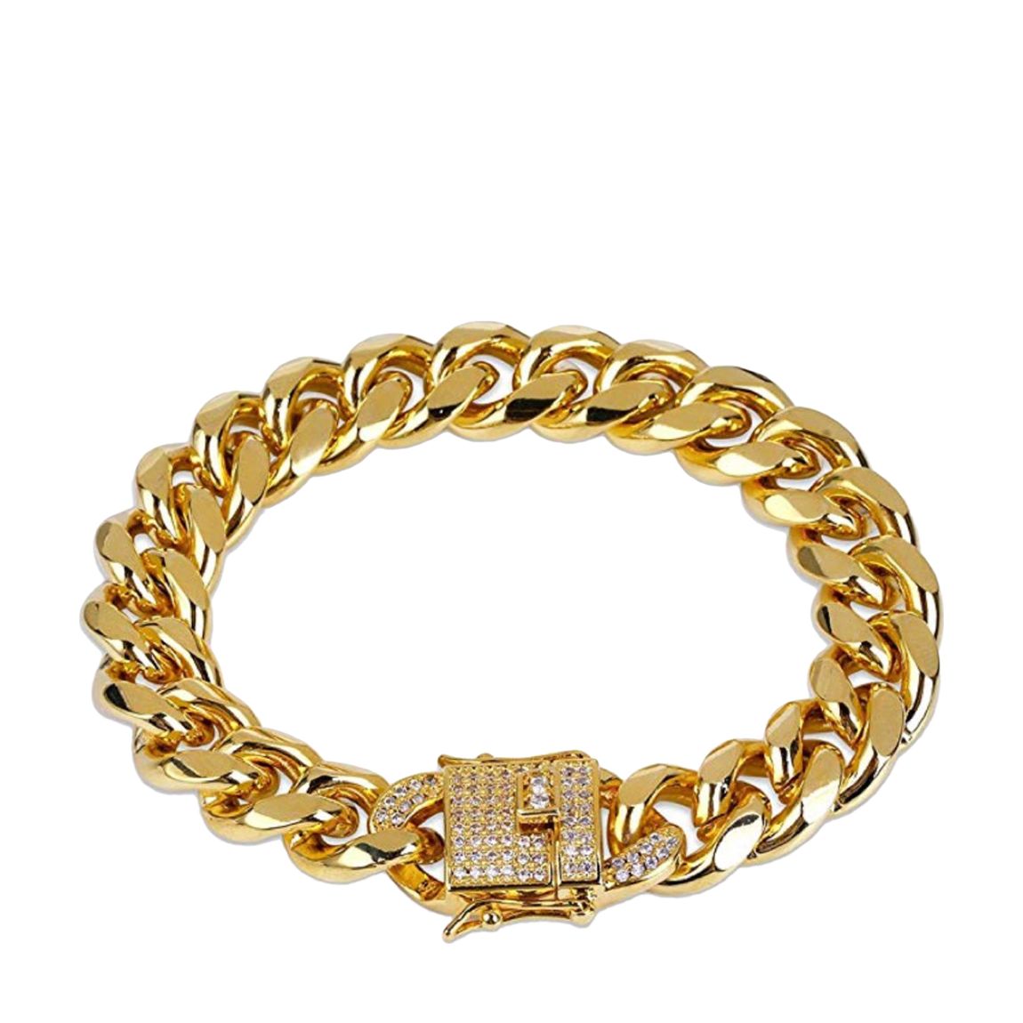 18K Gold Link CZ Bracelet main product photo