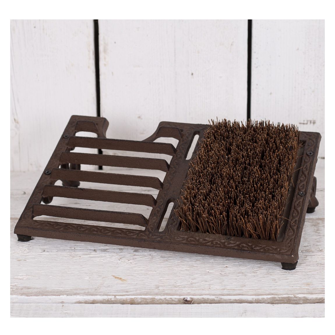 Cast Iron Shoe Brush With Boot Jack Abd Scraper main product photo
