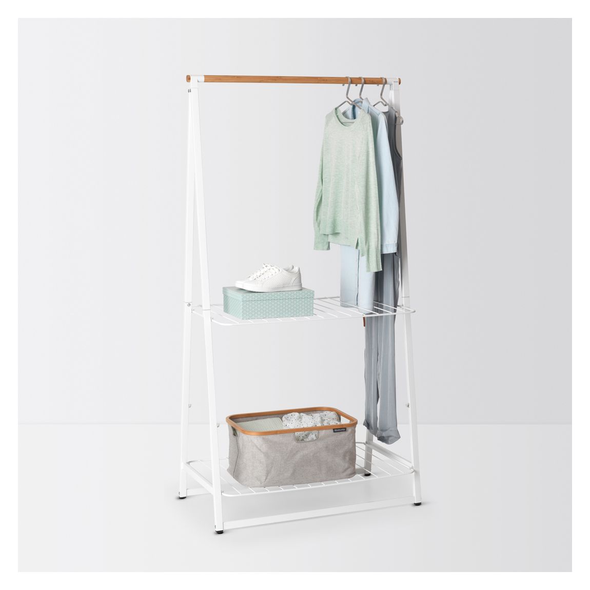 White Large Linn Clothes Rack main product photo