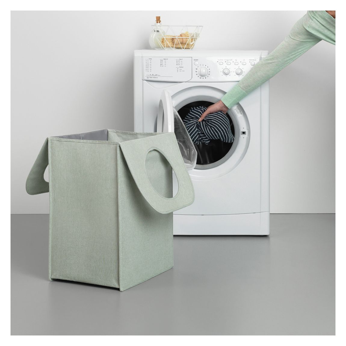 Green Rectangular Laundry Bag , 55L main product photo