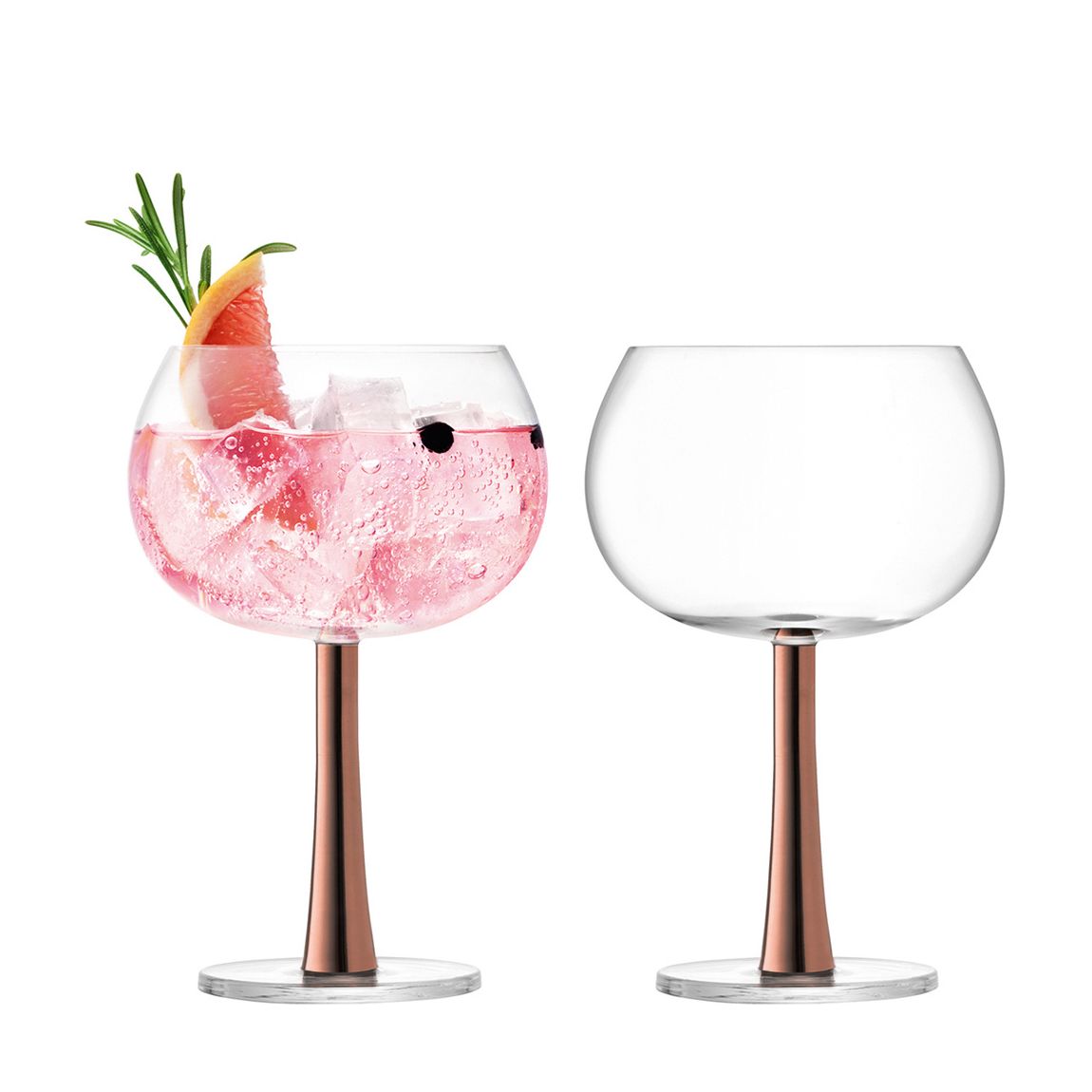 Gin Balloon Glass 420ml Copper, Set of 2 main product photo