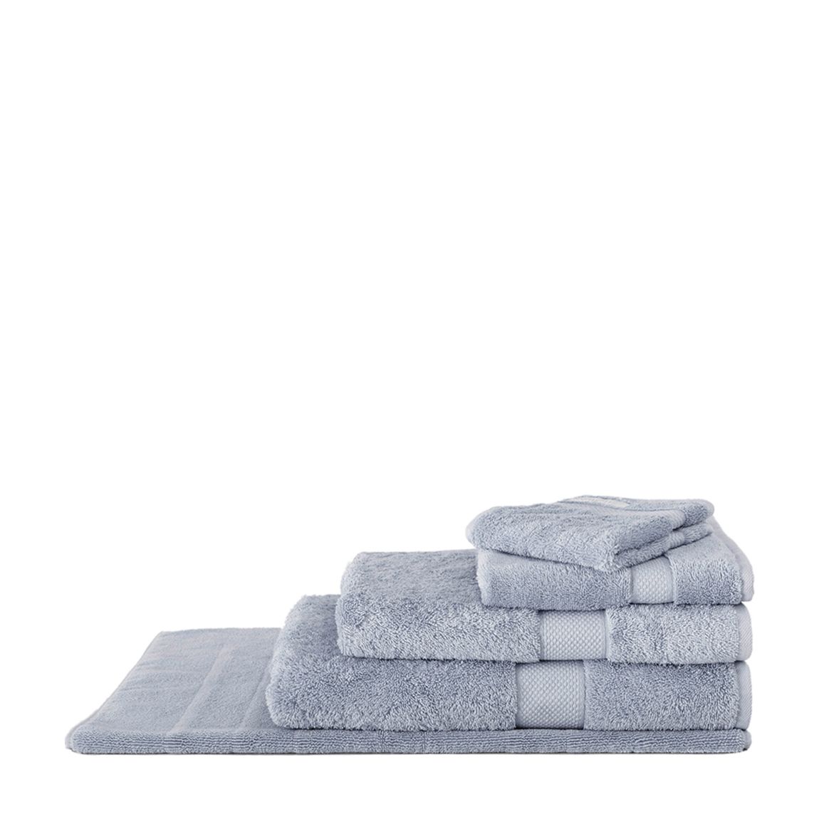 Egyptian Luxury Hand Towel, Dusty Blue main product photo