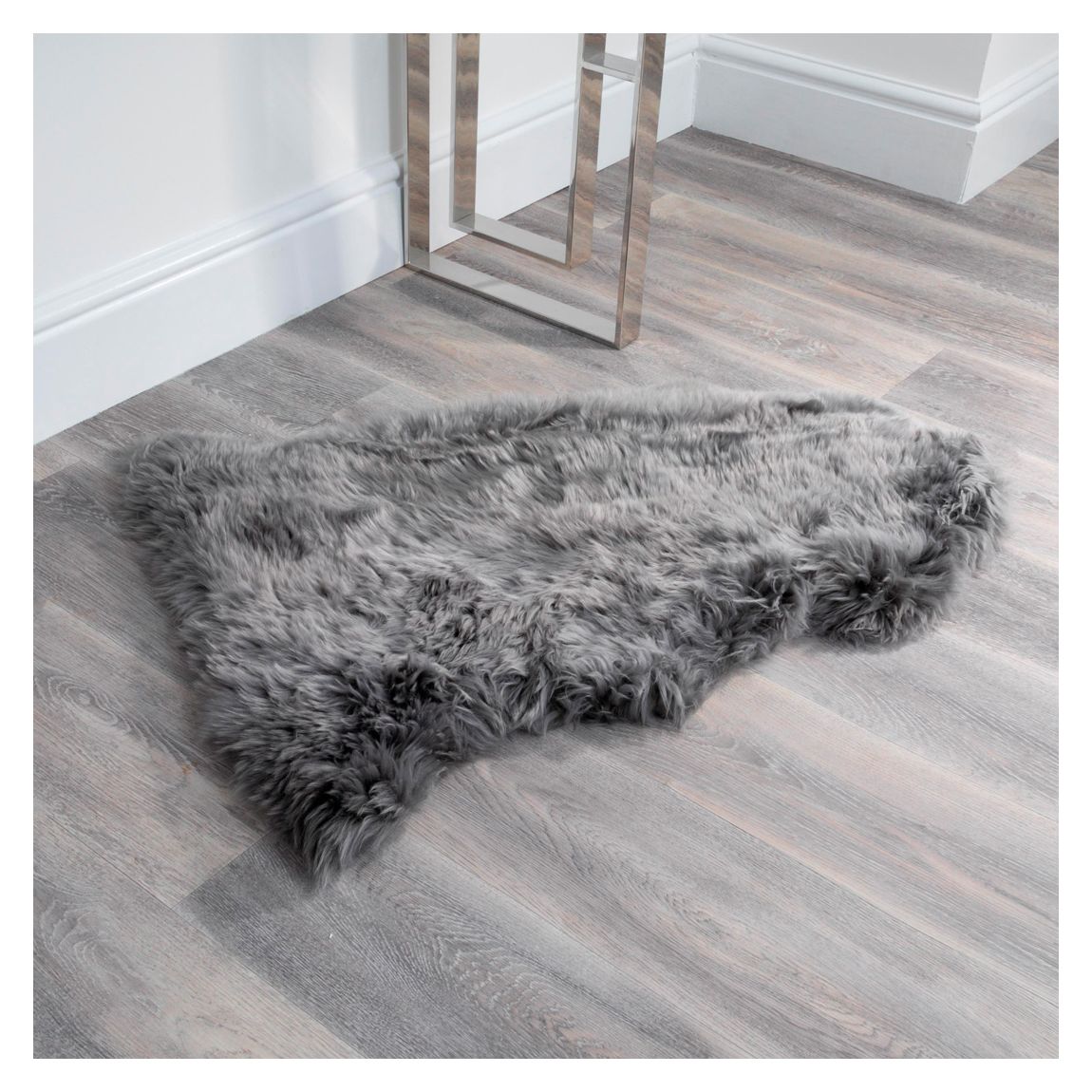 Grey Sheepskin Rug XXL main product photo