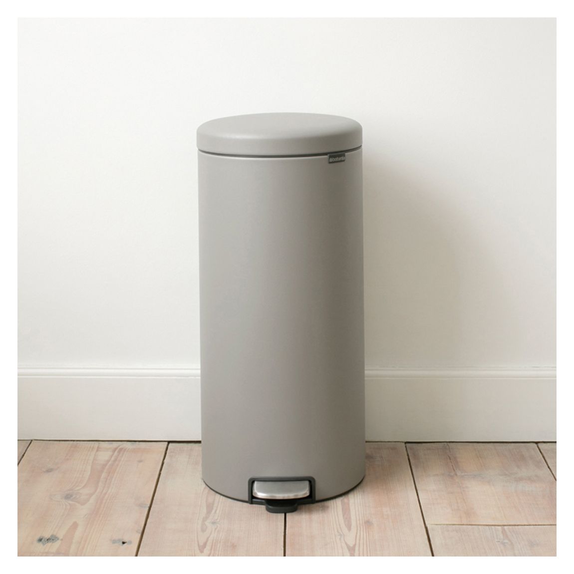 Mineral Concrete Grey NewIcon Pedal Bin, 30L main product photo