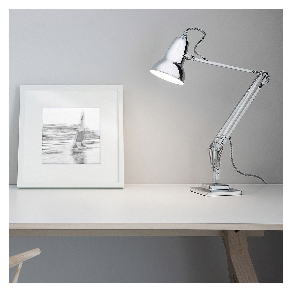 Original 1227 Desk Lamp, Bright Chrome main product photo