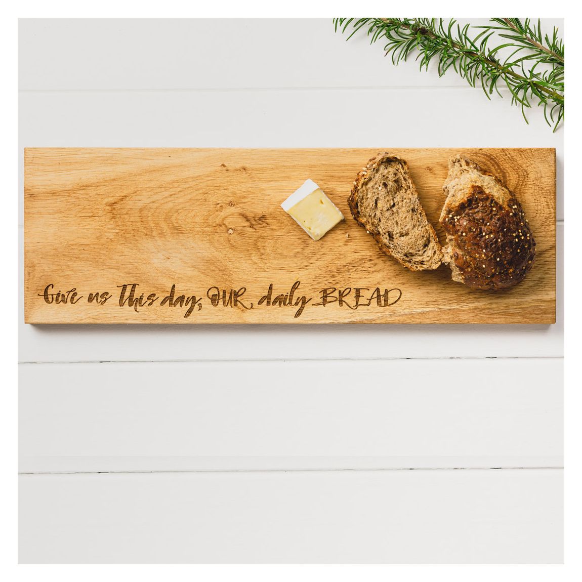Daily Bread Medium Oak Serving Platter main product photo