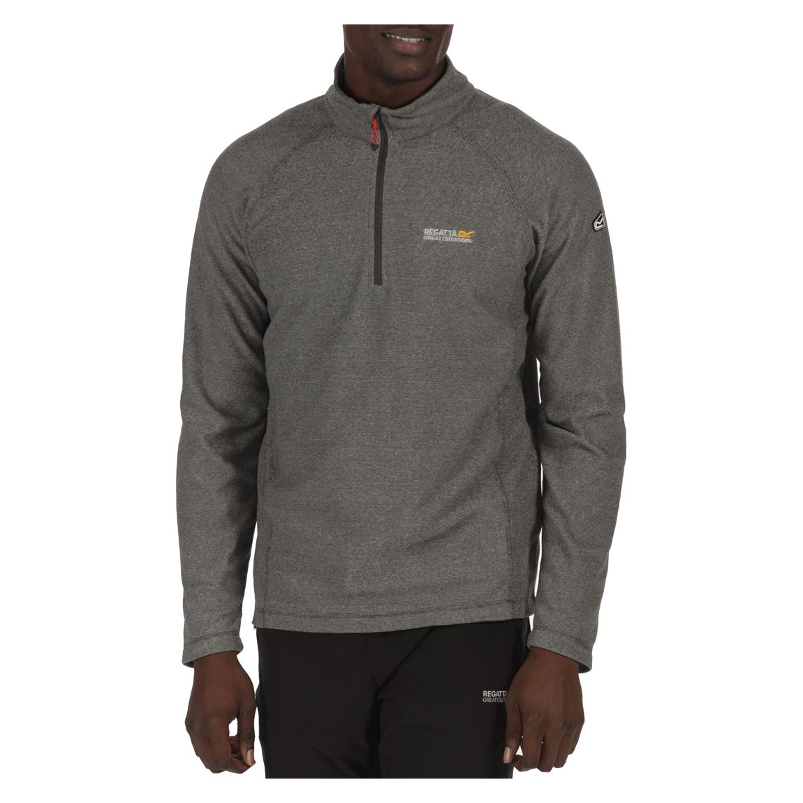 Grey Lightweight Half Zip Fleece main product photo
