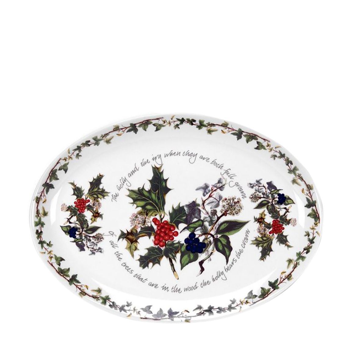 The Holly The Ivy Oval Platter main product photo