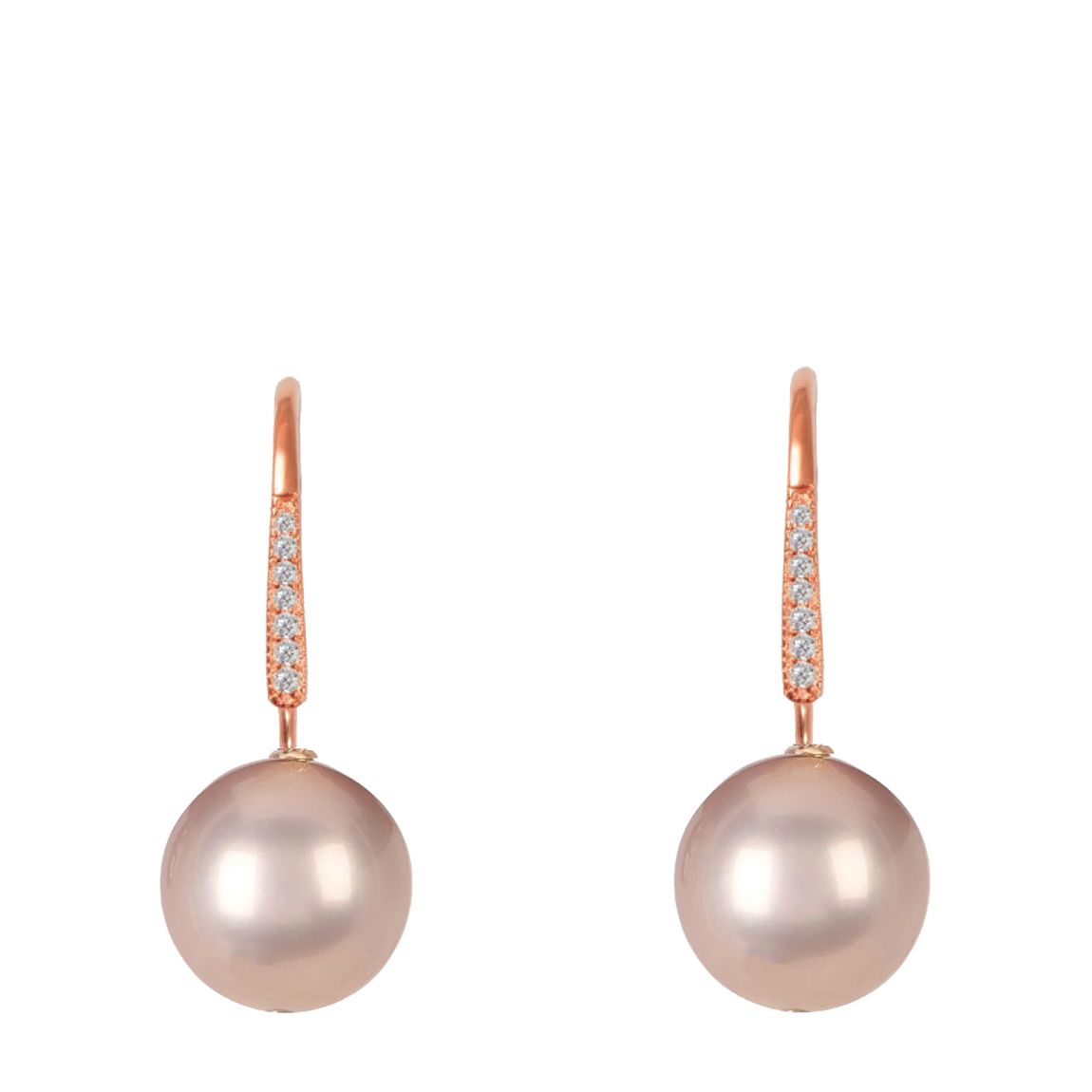 Champagne Pearl Earrings main product photo