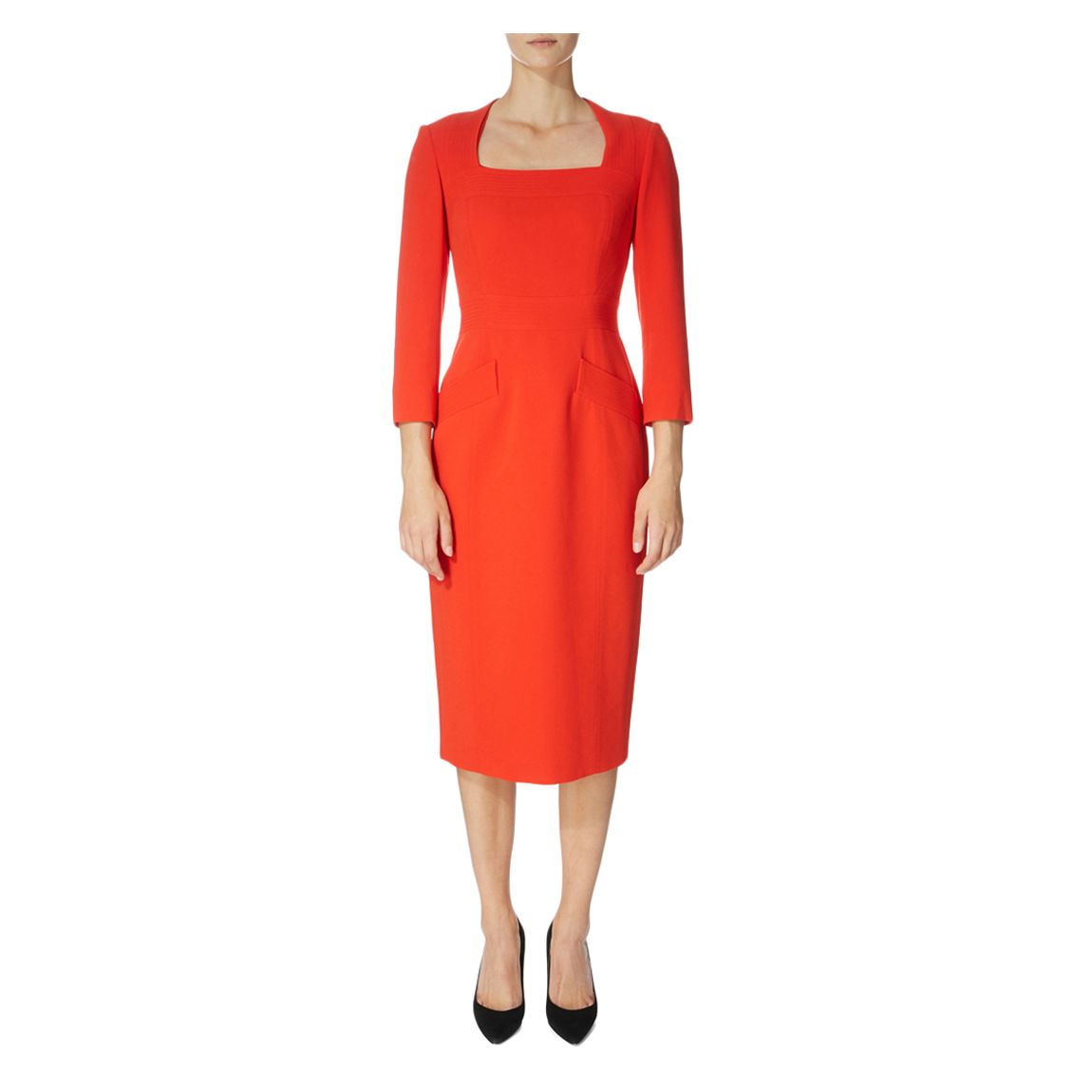 Red Stitch Tailored Dress main product photo
