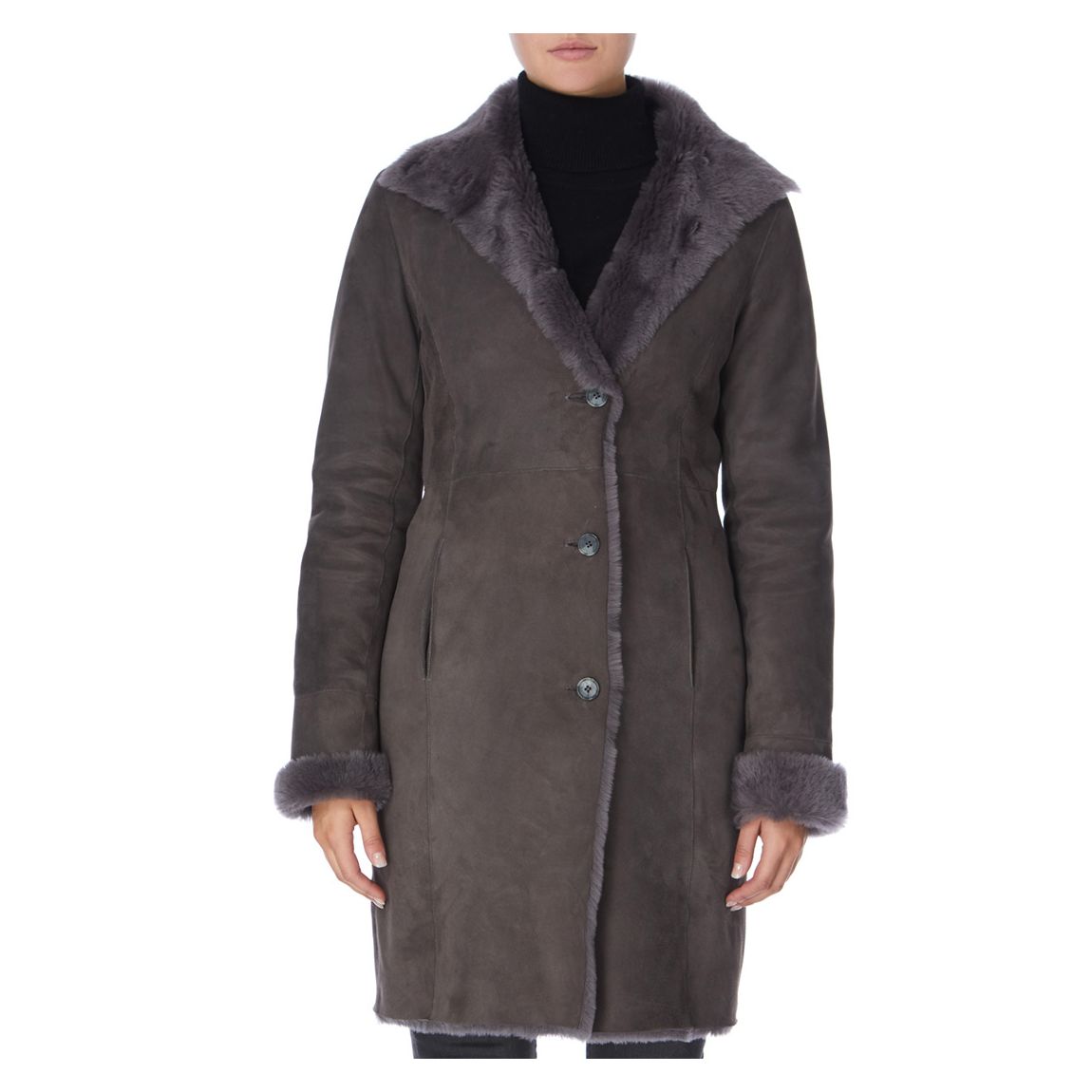 Grey Merino Coat main product photo