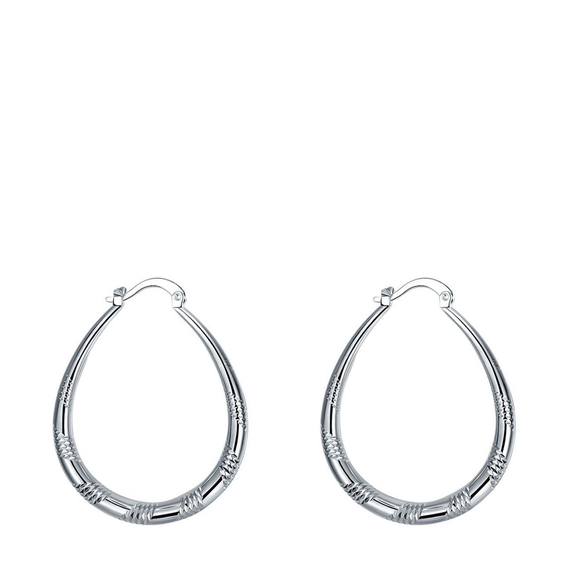 Silver Plated Hoop Earrings main product photo