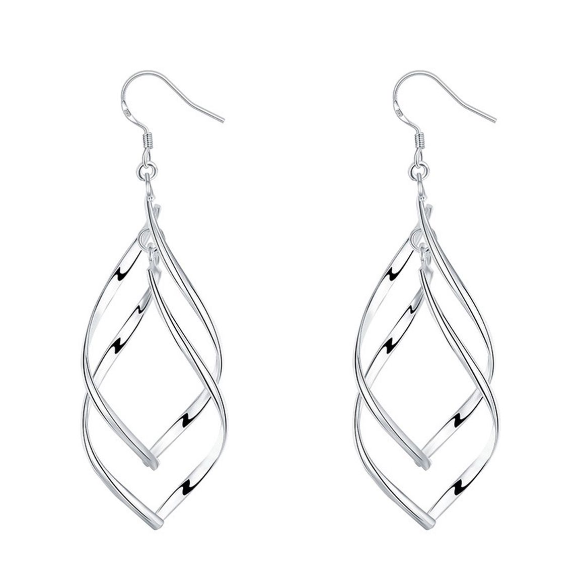 Silver Hanging Earrings main product photo