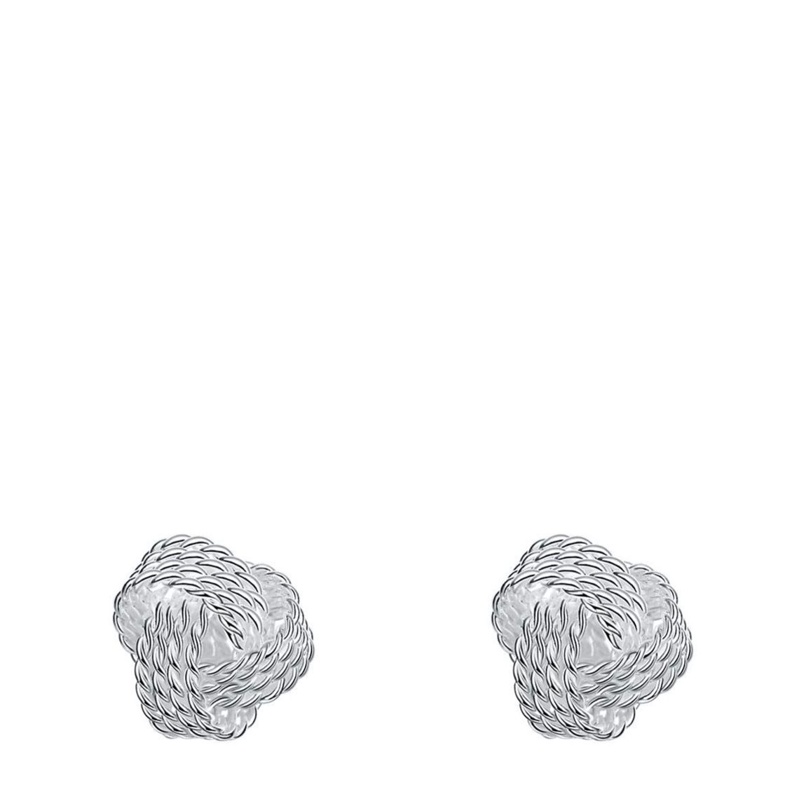 Silver Plated Chain Stud Earrings main product photo