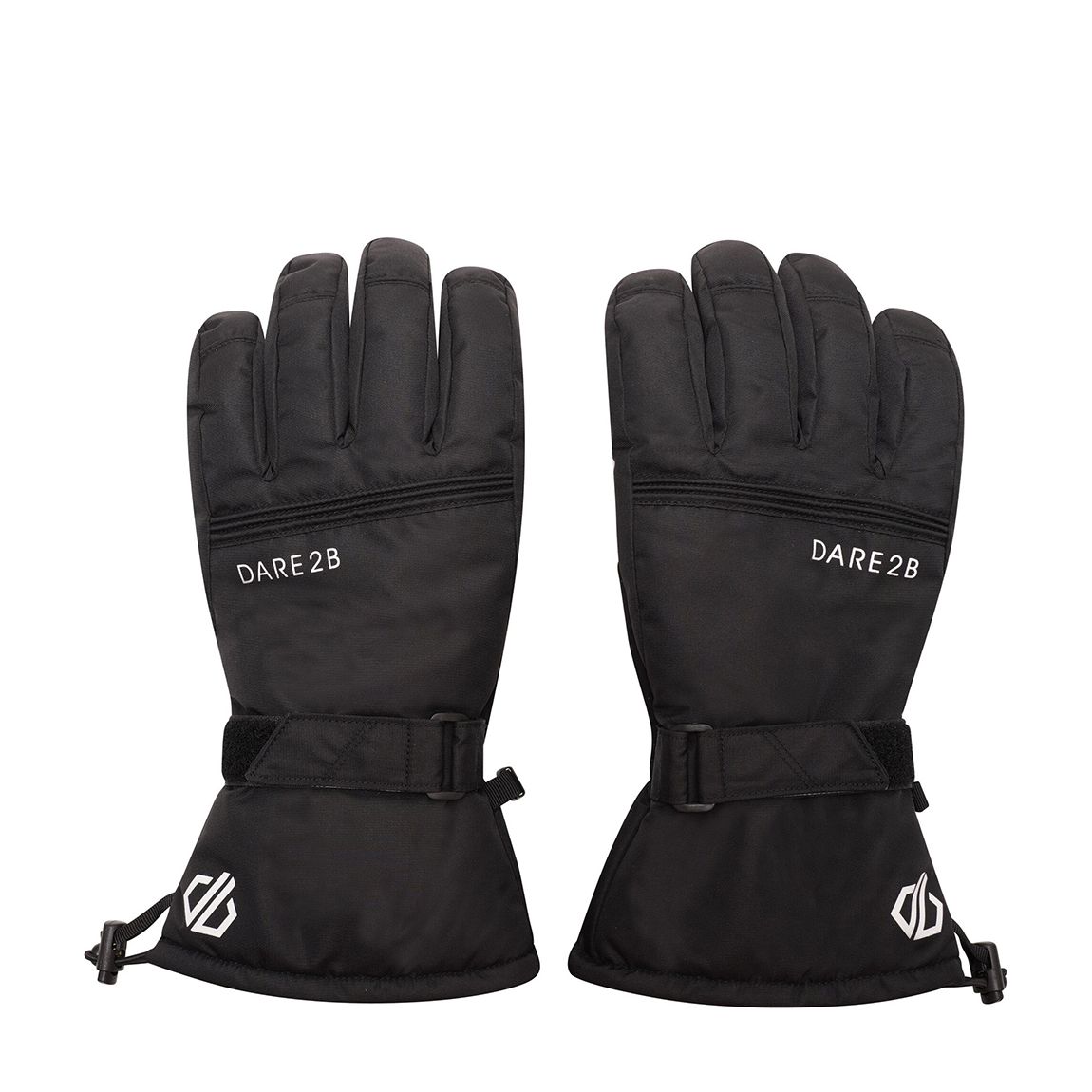 Black Waterproof Ski Gloves main product photo