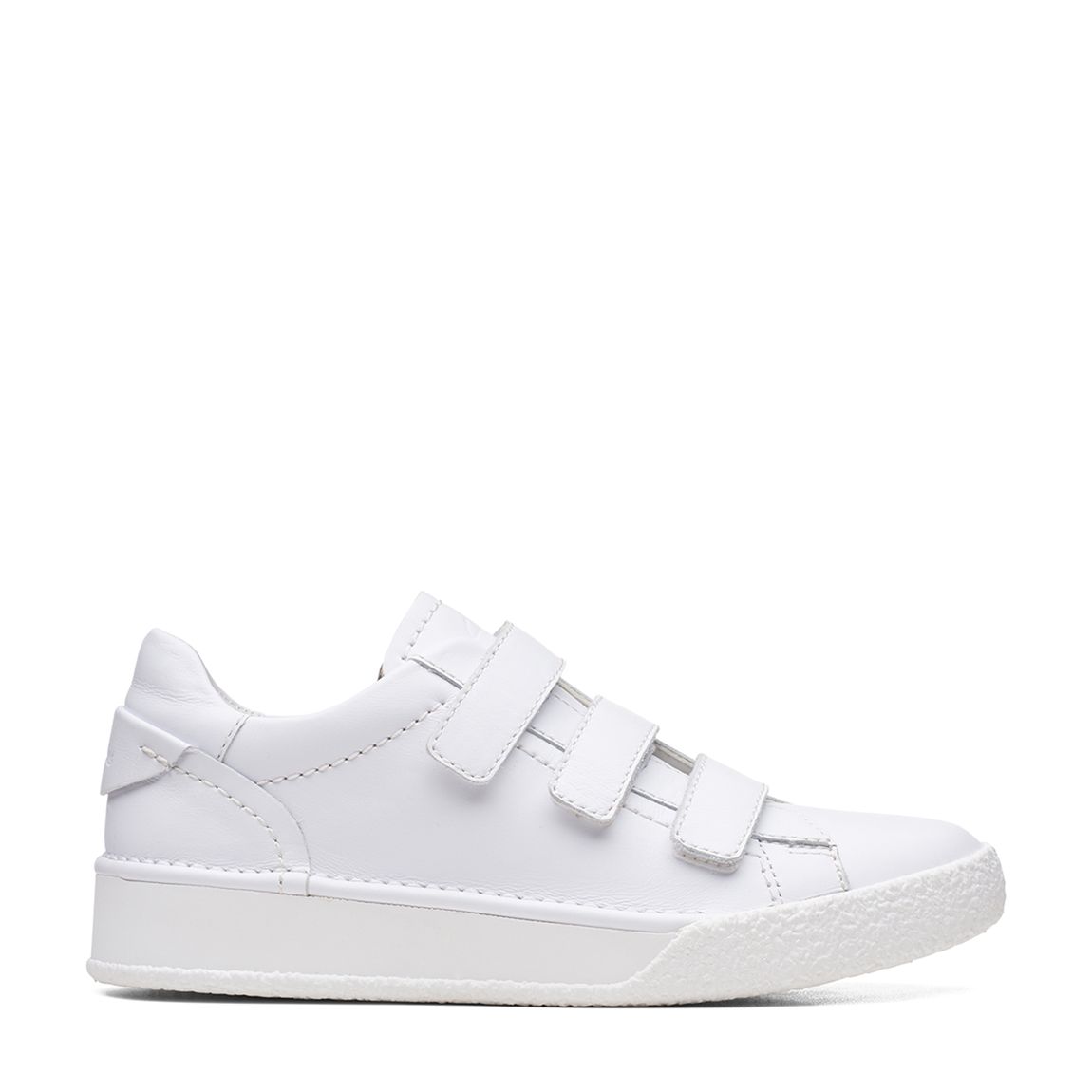 White Leather CraftCup Trainers main product photo