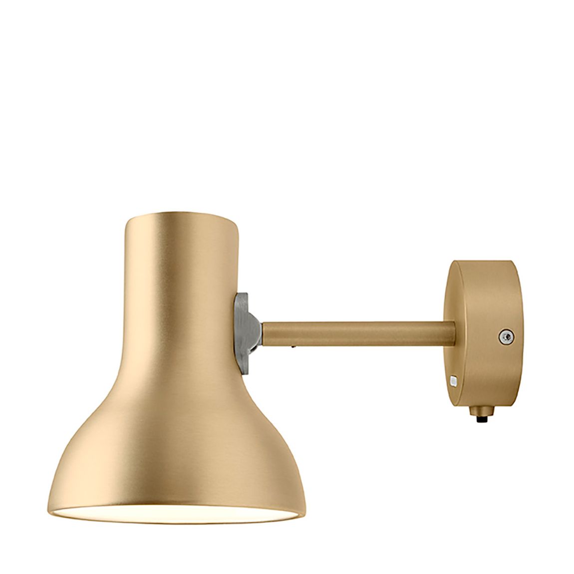 Type 75 Mini Metallics Wall Light Gold Lustre main product photo