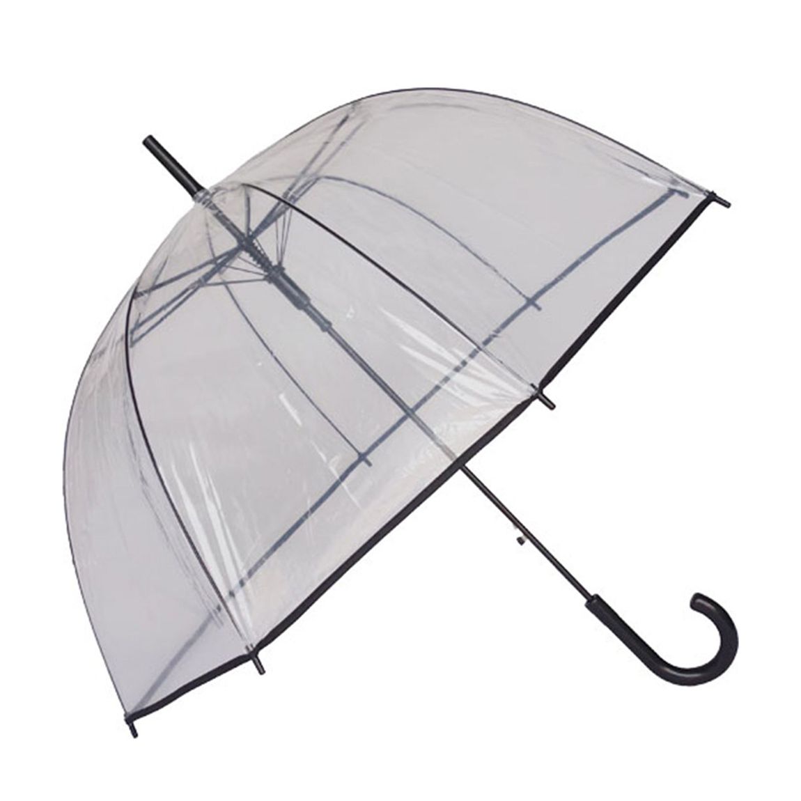 Transparent / Black Border Birdcage Umbrella main product photo