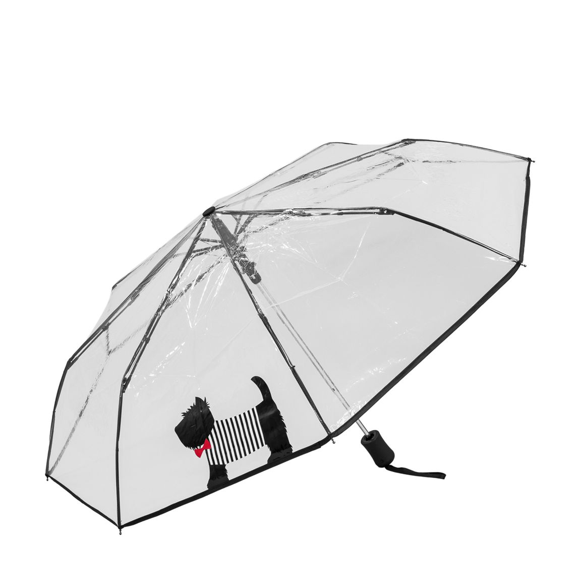 Transparent / Black Dog Umbrella main product photo