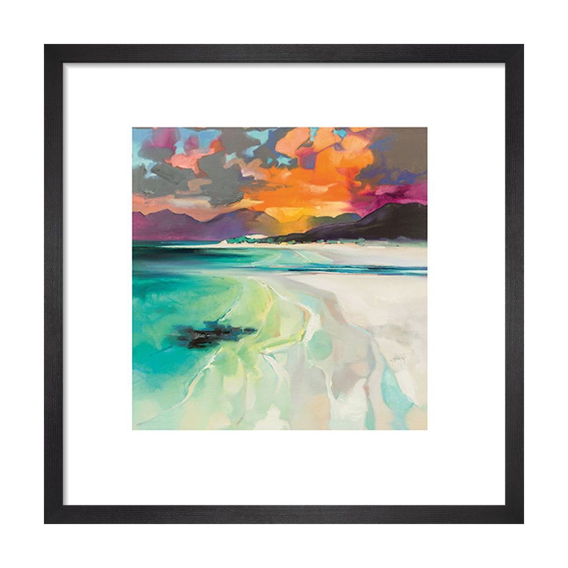 Sailboat 30x30cm Framed Print main product photo