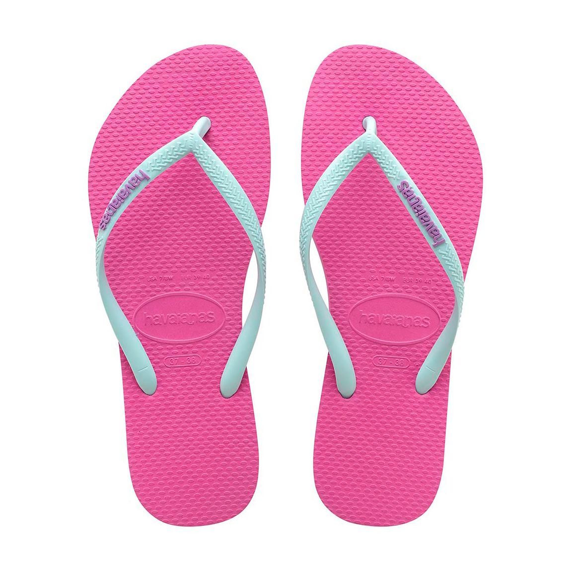 WOMEN HOLLYWOOD ROSE\ICE BLUE HAV. SLIM LOGO POP UP main product photo