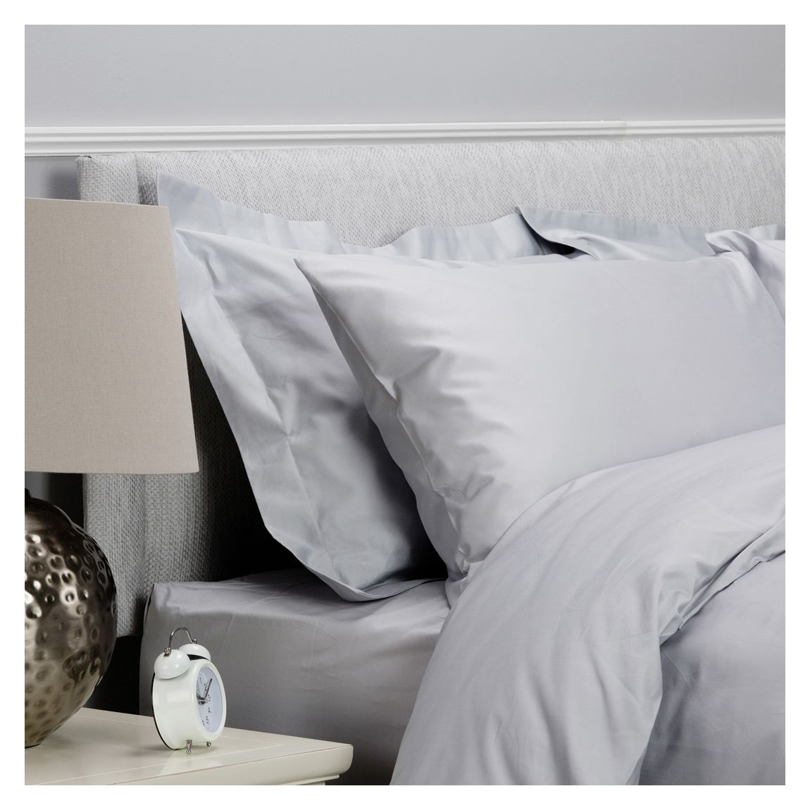 400 TC Double Duvet Set, Platinum main product photo