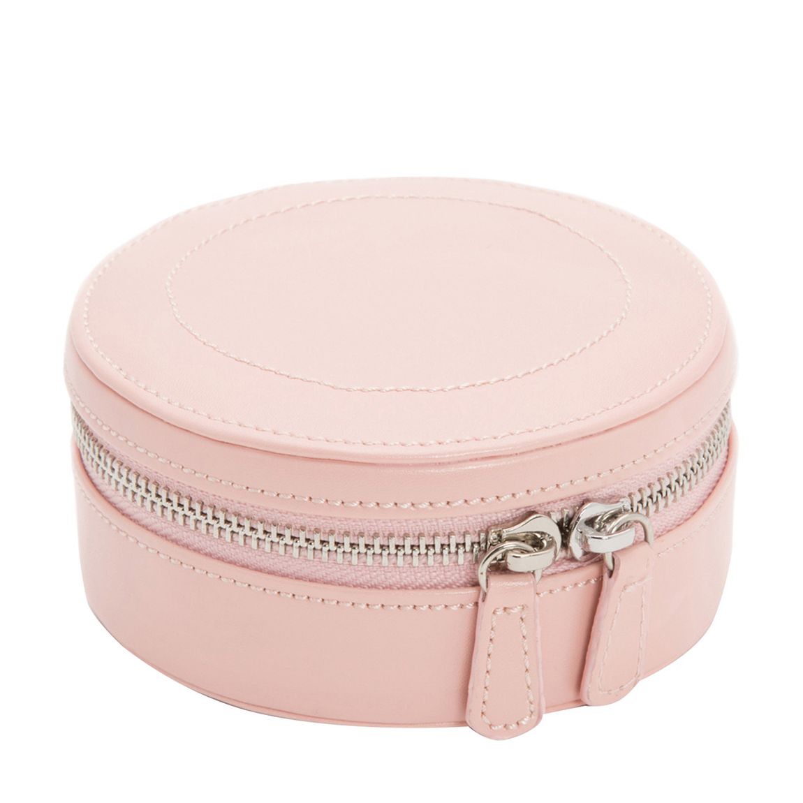 Rose Quartz Sophia Leather Mini Zip Case main product photo