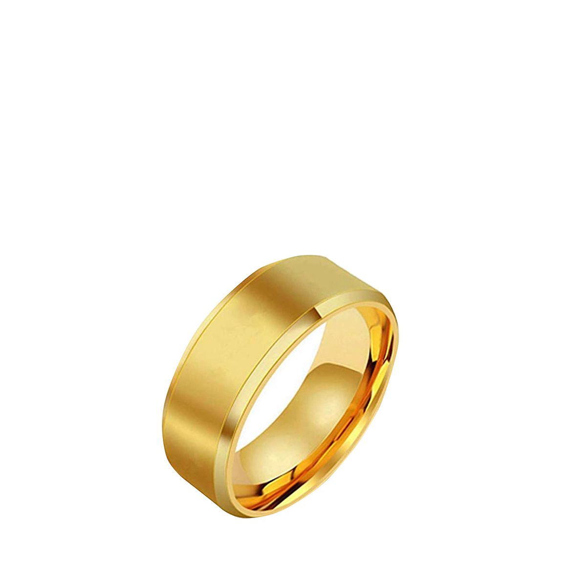 18K Gold Plated Band Ring main product photo