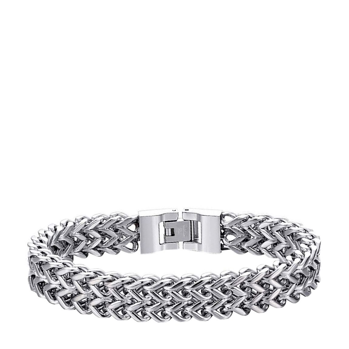 Silver Textured Link Bracelet main product photo