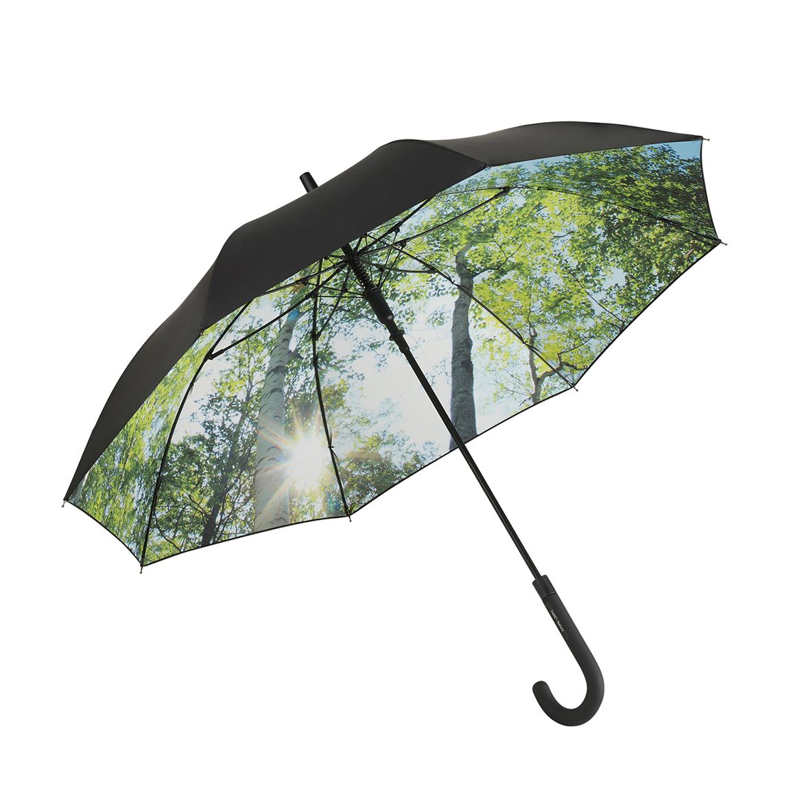 Black / Green Forest UV Protection Umbrella main product photo