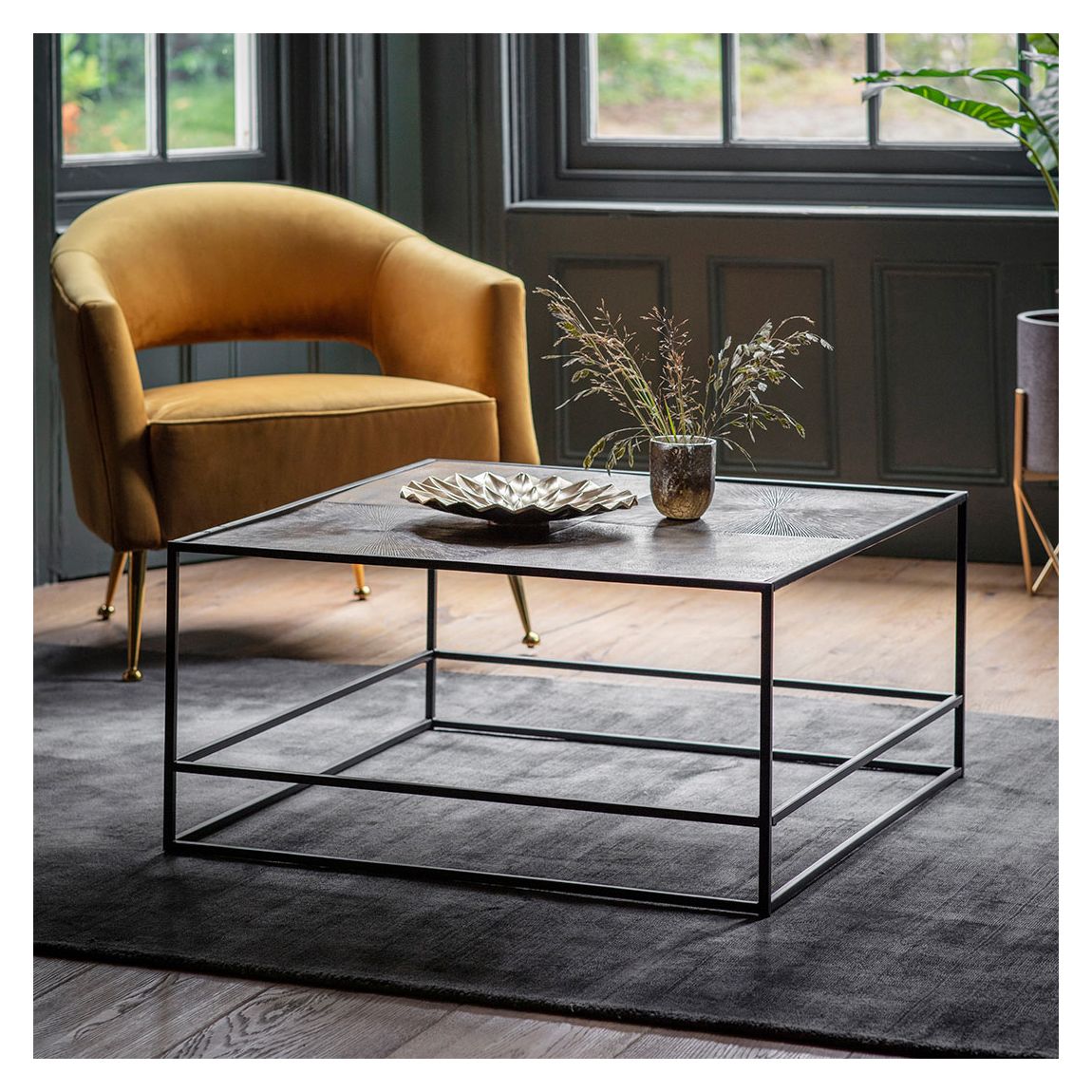 Isleton Coffee Table, Antique Silver main product photo