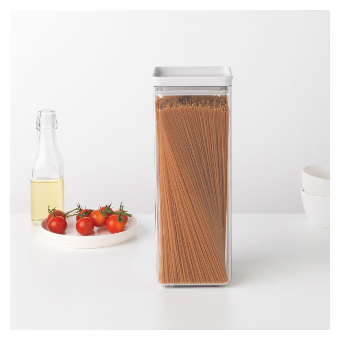 Light Grey Square Canister, 2.5L TASTY+ main product photo