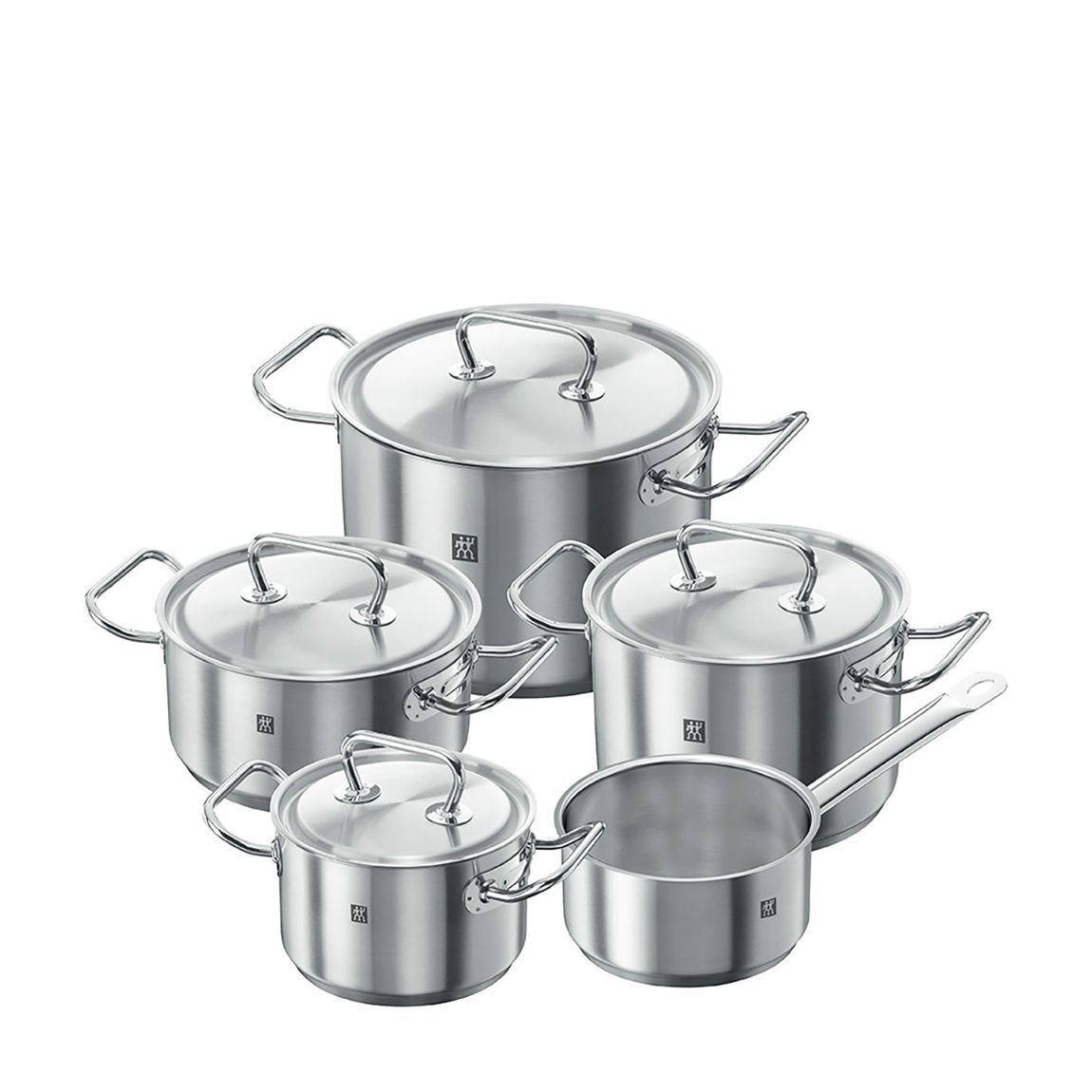 5pcs Stainless Steel Pot Set main product photo