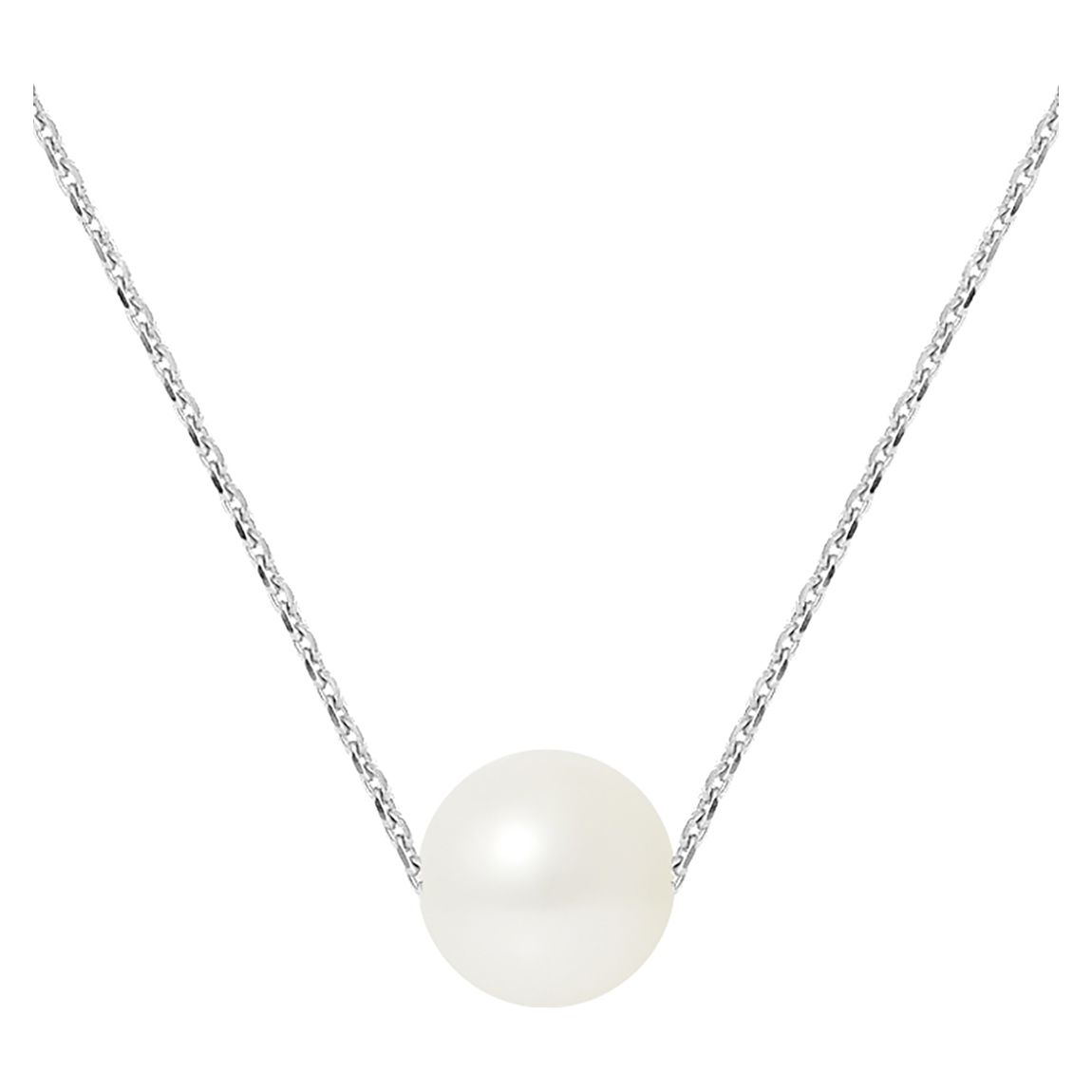 Natural White Pearl Necklace 8-9mm main product photo