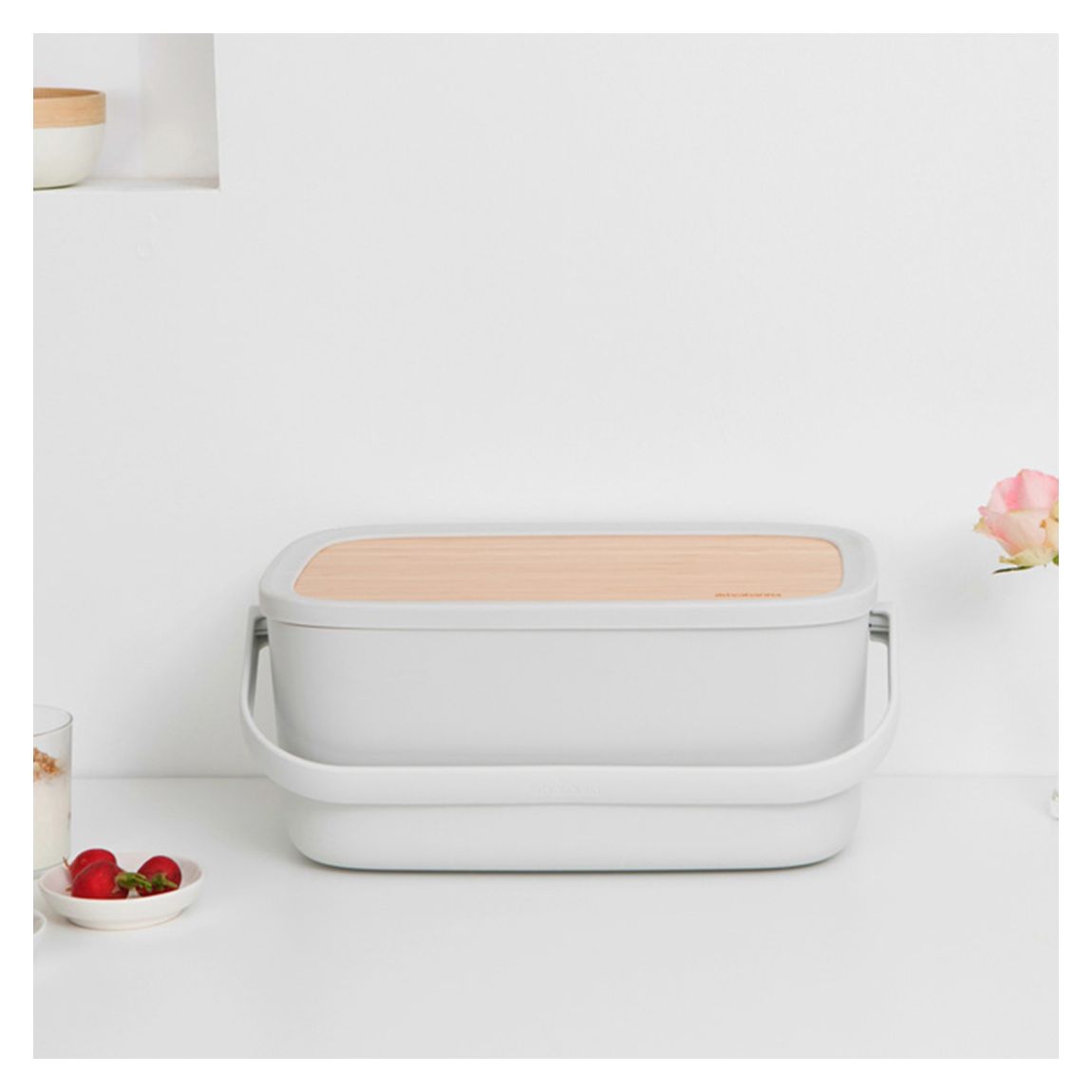 Light Grey Nic Bread Bin main product photo