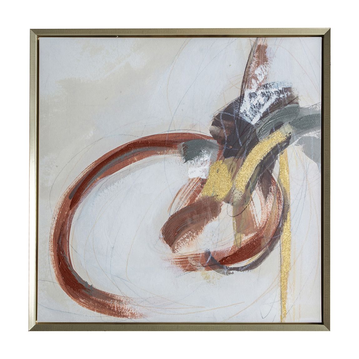 Shibu Abstract 74x74cm Framed Canvas main product photo