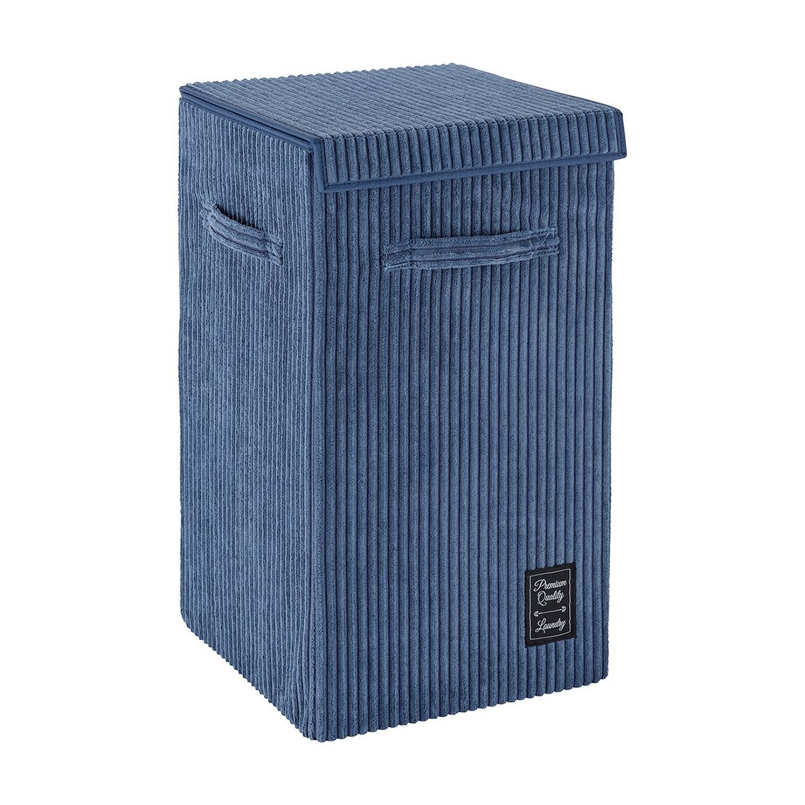 Cora Blue Laundry Bin main product photo