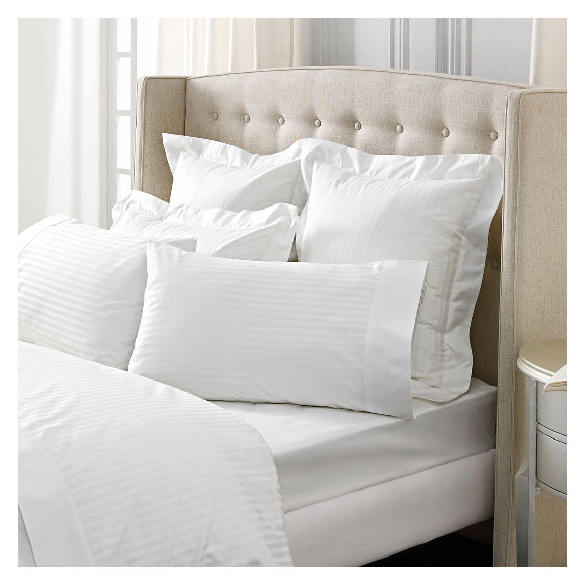 1200TC Millennia Pair Of Of Housewife Pillowcases, Snow main product photo