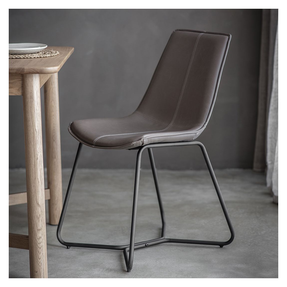 Set of 2 Alexandra Chair, Ember main product photo