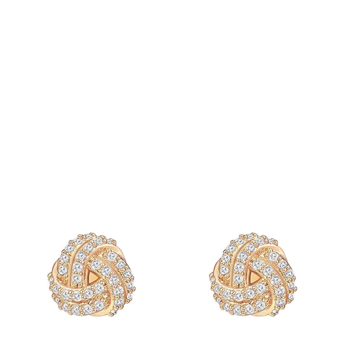 18K Gold Plated Knot Stud Earrings main product photo