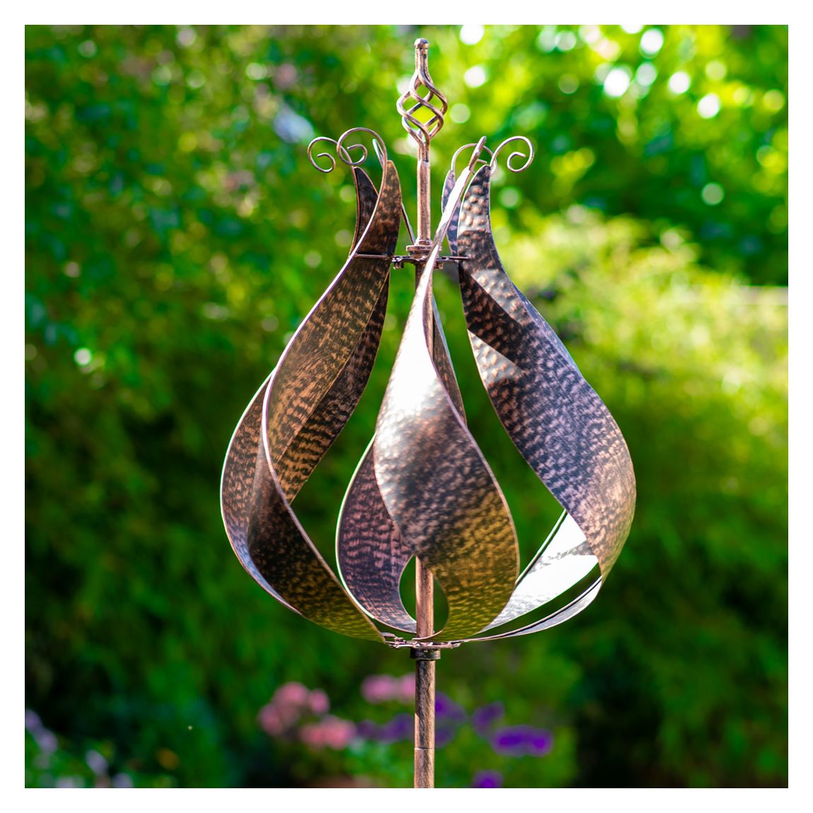 Brushed Copper Blenheim Wind Sculpture main product photo