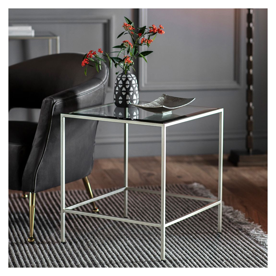 Hollister Side Table, Silver main product photo
