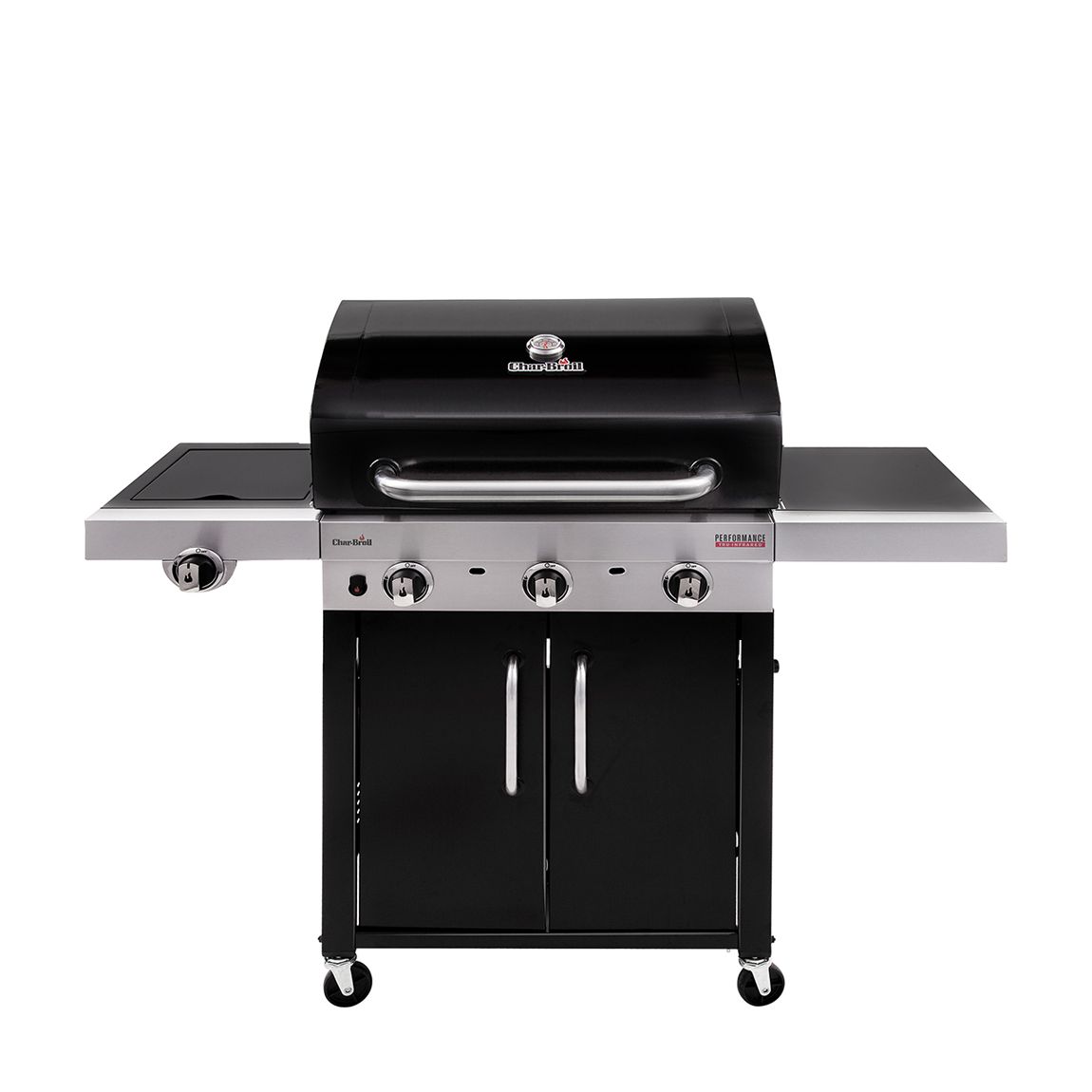 Black Performance 3 Burner Gas Barbecue Grill main product photo