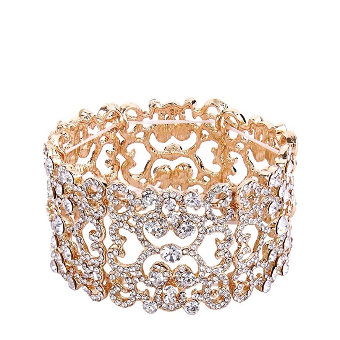 18K Embelished Deco Inspired Bracelet main product photo