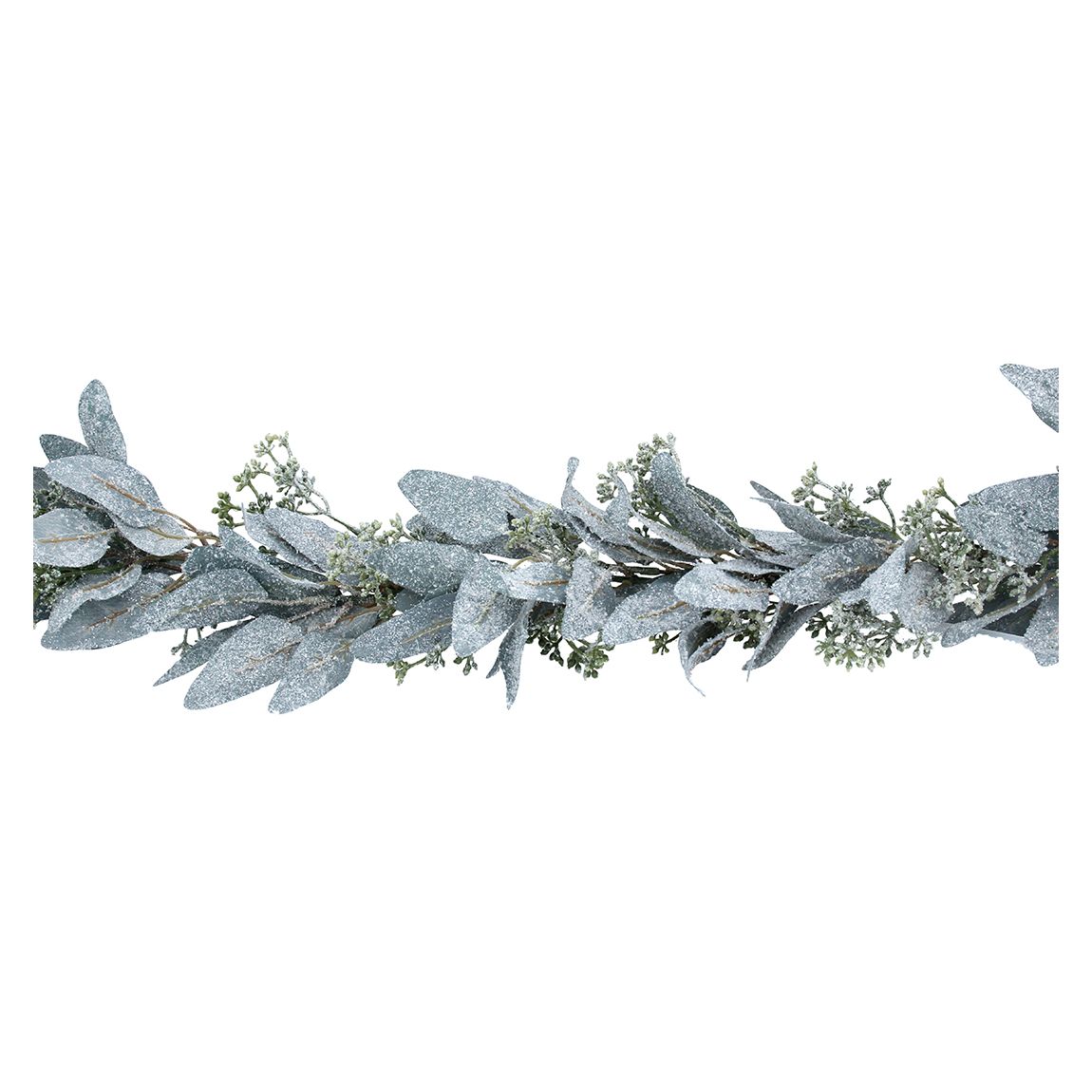 Frosted Eucalyptus Leaf Garland With Mini Berry, 190cm main product photo