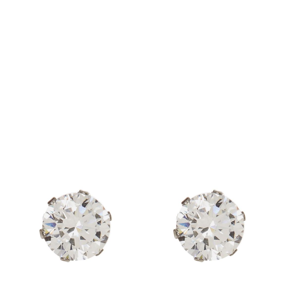 Silver Plated Cz Stud Earrings main product photo