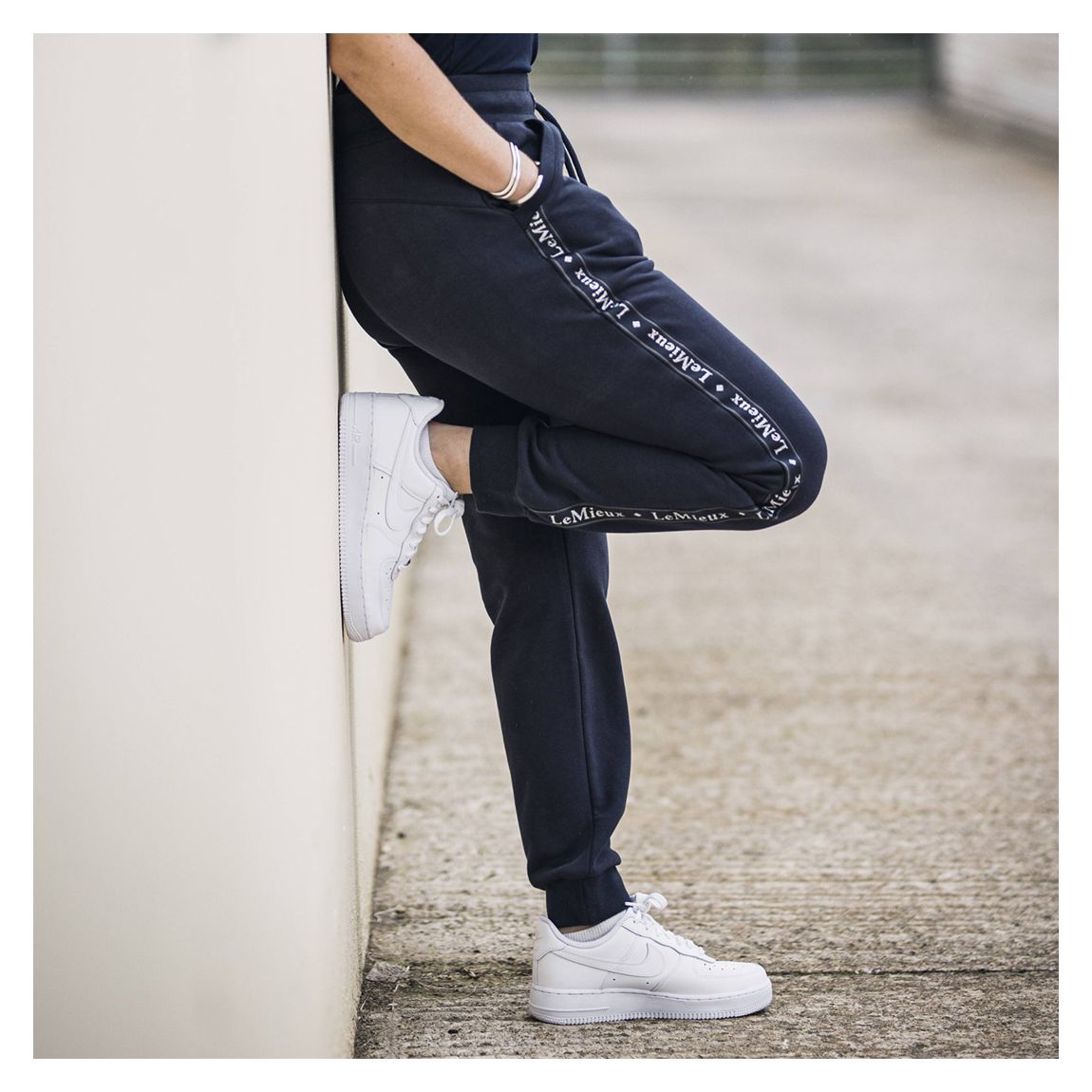 Navy Elite Joggers main product photo