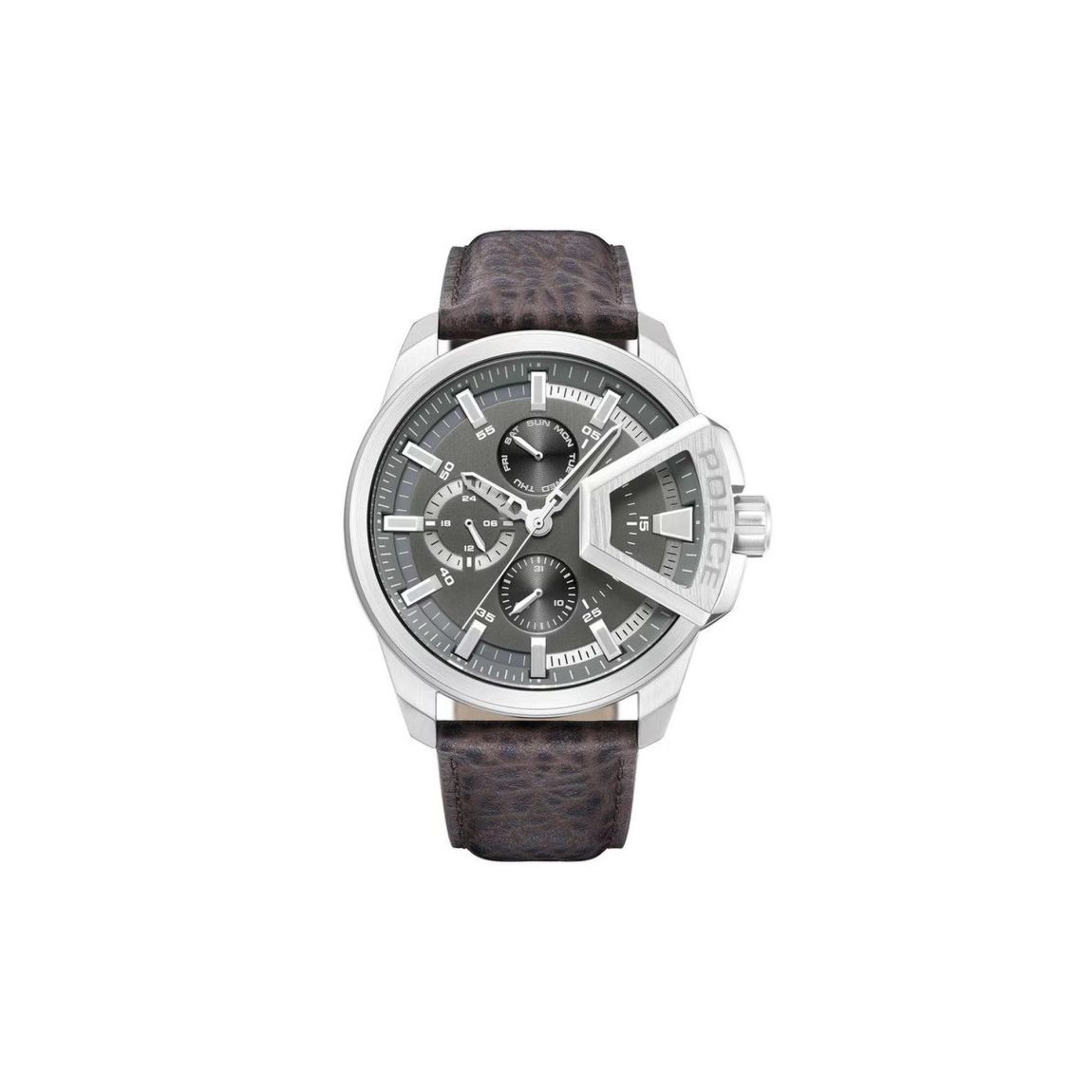 Police MultiFunction Chronograph Watch - Brown Watches main product photo